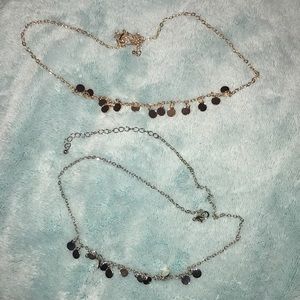 Circle charm necklaces 🦋